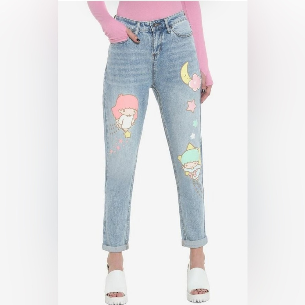 ❤️Sanrio Little Twin Stars Blue Denim Jeans